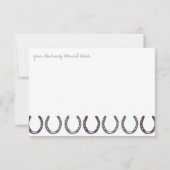 Cheval équestre Thématique Chaussures Merci (Dos)