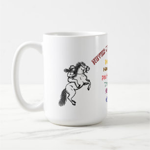 Cheval équitation grand-mère mug