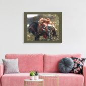 Cheval Et Amateurs - Toile Enveloppée (Insitu(Salon))