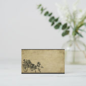 Cheval et cartes de visite professionnelle de (Debout devant)