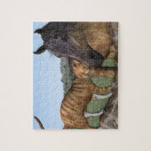 Cheval et Cat Puzzle - Aimez votre Neigh-Purr (Vertical)