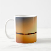 Cheval et cavalier sur la plage Café Mug (Gauche)
