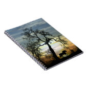 Cheval et chêne Carnet Whimsical (Côté Droit)