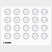 Cheval et chien - autocollant de mariage (Feuille)
