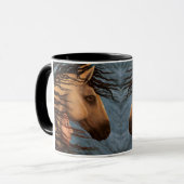 Cheval et femme Mug (Devant gauche)
