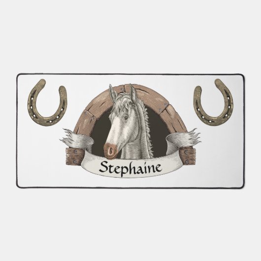 Cheval et fer à cheval (Recto)