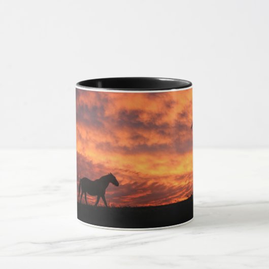 Cheval et Mug Sunrise (Centre)