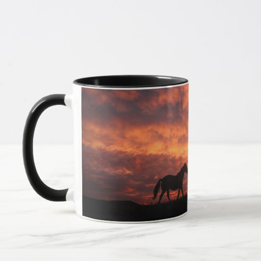 Cheval et Mug Sunrise (Gauche)