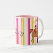 Cheval Fairy Skunk Stripe Pink Mug (Devant droit)