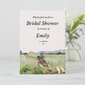 Cheval fille renard chasse nuptiale invitation dou (Debout devant)