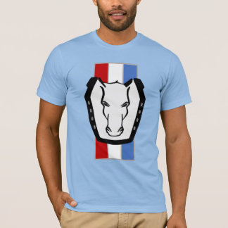 Cheval foncé - T-shirt inspiré Mustang