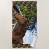 Cheval Friend Forever, Serviette de plage (Devant)