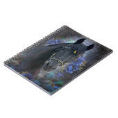 Cheval friésien de beauté noire - Carnet (Côté gauche)