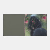 Cheval friésien de beauté noire - Mat de bureau (Recto)