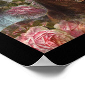 Cheval frison Black Beauty - Affiche (Coin)