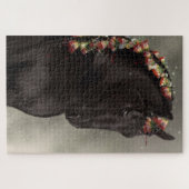 Cheval Frison Black Beauty - Puzzle (Horizontal)
