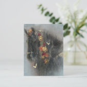 Cheval Frison - Carte postale (Debout devant)