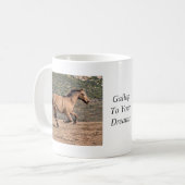 Cheval galopant Mug Inspirationnel (Devant gauche)