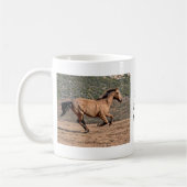 Cheval galopant Mug Inspirationnel (Gauche)