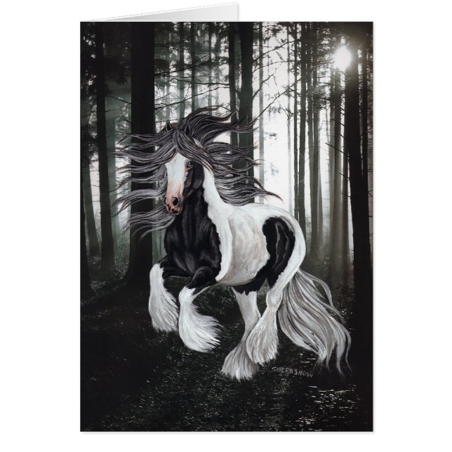 Cheval gitan dans la forêt (Devant)