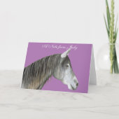 Cheval gris (Devant)