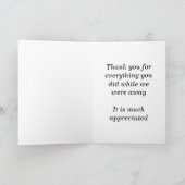 Cheval Gris Et Merci Gris Pet Carte De Séjour (Intérieur)