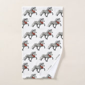Cheval Islandais Noël (Serviette à main)