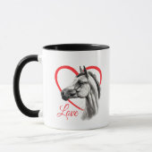 Cheval Love Mug (Gauche)