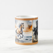 Cheval Lover Photo personnalisée Cafe Mug (Centre)