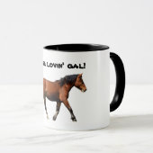 Cheval Lovin' Gal Mug (Devant droit)
