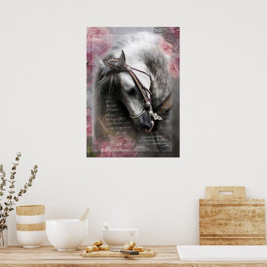 Cheval Lusitano - Poster (Cuisine)