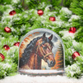 Cheval Majestic avec Harnais Ornate Or (Noël)