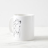 Cheval Majestic - Beau Cheval - Mug (Devant gauche)