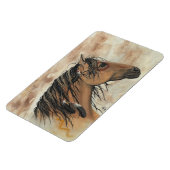 Cheval Majestic Mustang par BiHrLe Magnet (Côté Gauche)