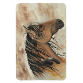 Cheval Majestic Mustang par BiHrLe Magnet (Vertical)