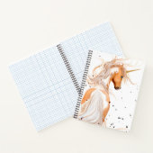 Cheval Majestic par Bihrle Carnet Spiral de 8,5 x  (Intérieur)