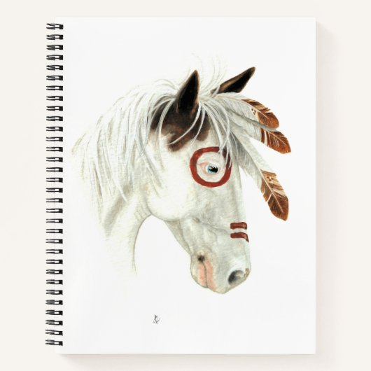 Cheval Majestic par Bihrle Carnet Spiral de 8,5 x  (Devant)