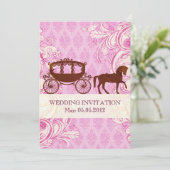 Cheval mariage et transport - invitation de mariag (Debout devant)
