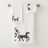 Cheval Motif scandinave (En situation)