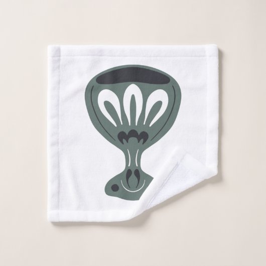 Cheval Motif scandinave (Gant de toilette)