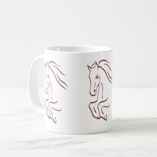 Cheval mug (Devant gauche)