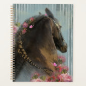 Cheval Noir Cheval Friesen - Calendrier, Planifica (Devant)