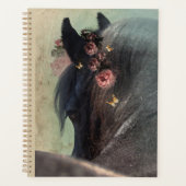 Cheval Noir Cheval Friesen - Calendrier, Planifica (Devant)