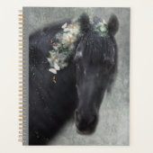 Cheval Noir Cheval Friesen - Calendrier, Planifica (Devant)