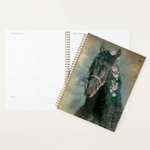 Cheval Noir Cheval Friesen - Calendrier, Planifica