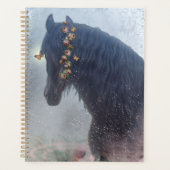 Cheval Noir Cheval Friesen - Calendrier, Planifica (Devant)