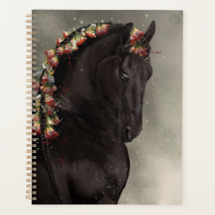 Cheval noir, Frison - Calendrier, Planificateur