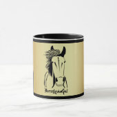 Cheval Noir/Or Lovin' Gal Mug (Centre)