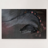 Cheval noir - Puzzle (Horizontal)