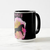 CHEVAL NOIR SPARKLING PERSONNALISÉ COMBO MUG (Devant droit)